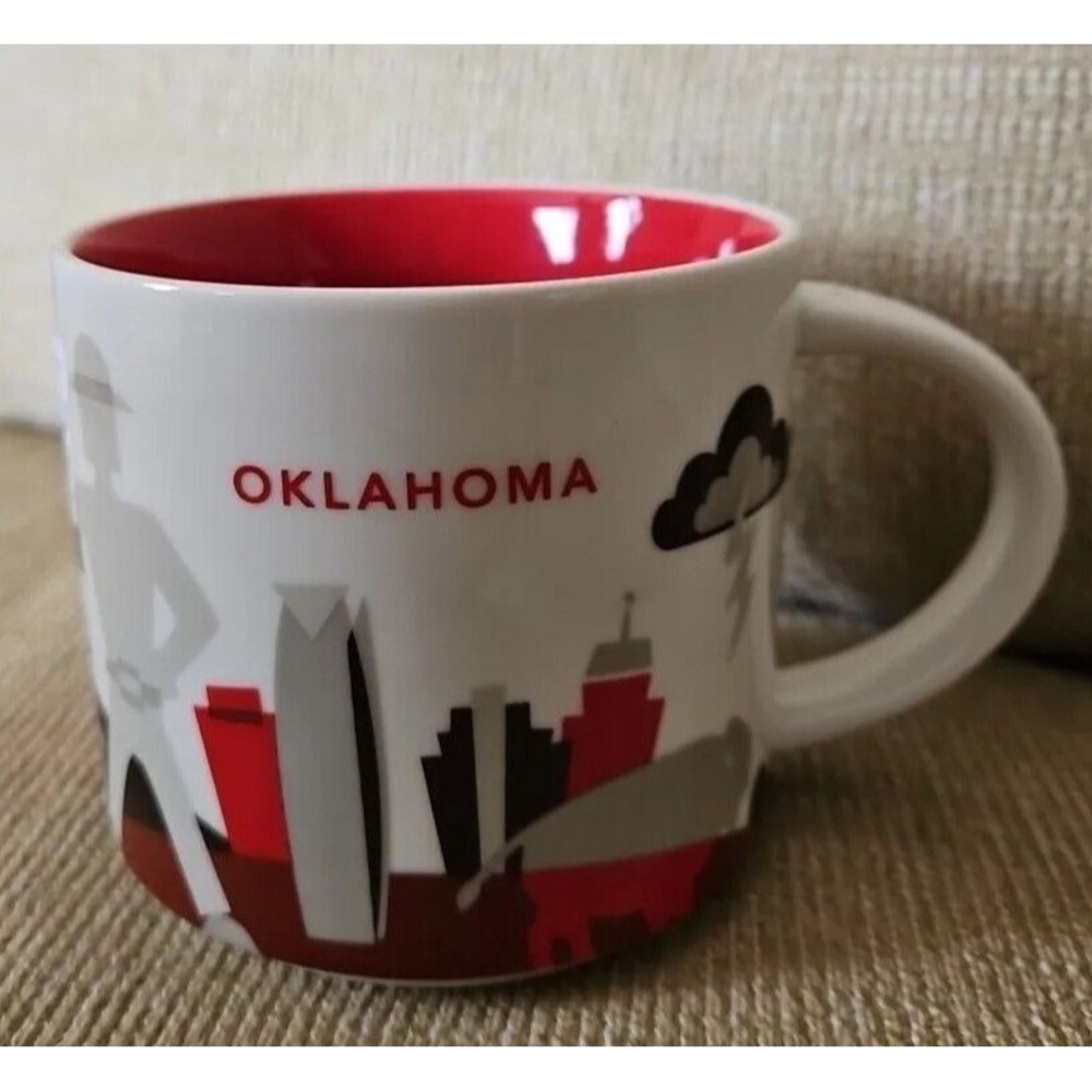 NEW Starbucks Mug ~ Oklahoma 'You Are Here' Collection  14oz  2016